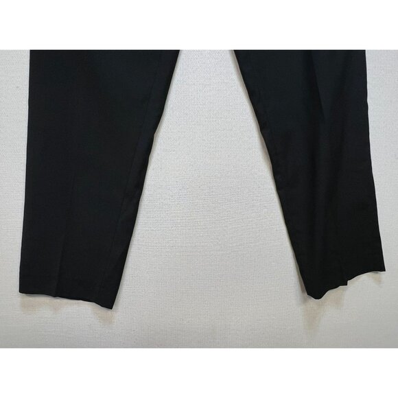 Combantant Gentlemen Mens Wool Dress Pants Flat Front Stretch Sz 32x32 Black - Picture 7 of 12
